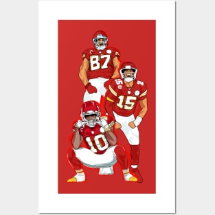 kc chiefs fans - RED Posters and Art